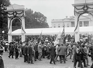 Reunion Prints: Confederate Reunion - Parade; Reviewing Stand