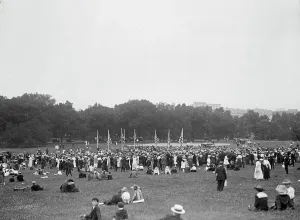 Reunion Prints: Confederate Reunion - Registration Day