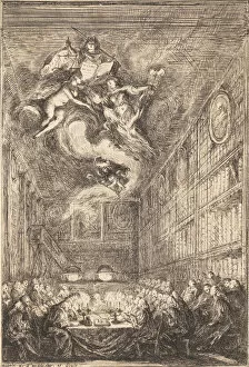 Conference Collection: A Conference of Lawyers, 1776. Creator: Gabriel de Saint-Aubin