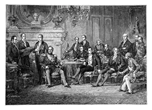 Peace Agreement Prints: The Conference of Paris, 1856, (1888)