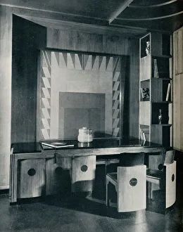 A Conference Table and chairs for a private office. Designed by Joseph Sinel, 1930 A Conference Table and chairs for a private office. Designed by Joseph Sinel, 1930