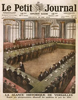 Delegates Prints: Conference at Versailles, 7th May
