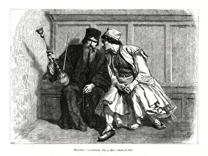 Mount Athos Prints: The Confession, Mount Athos, northern Greece, 1886
