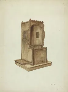 Confessional Prints: Confessional, 1939/1940. Creator: Edith Towner