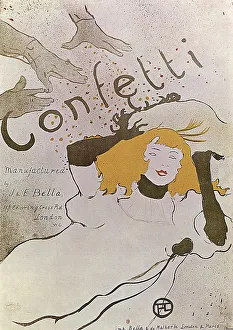 Confetti Prints: Confetti, 1893. Artist: Henri de Toulouse-Lautrec