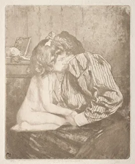 Confidences, from A New Sentimental Education, 1901. Creator: Charles Maurin (French, 1856-1914)