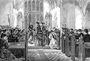 Jackson Prints: Confirmation by the Bishop of London at the Brompton Hospital for Consumption