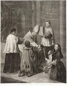 Pietro Falca Prints: Confirmation, c1755. Creators: Marco Alvise Pitteri, Pietro Longhi