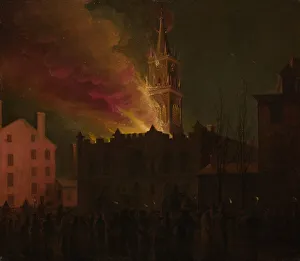 Conflagration of the Masonic Hall, Chestnut Street, Philadelphia, Pennsylvania, 1819 Conflagration of the Masonic Hall, Chestnut Street, Philadelphia, Pennsylvania, 1819