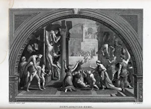 Conflagration Prints: Conflagration of Rome, 1882. Artist: Payne, Albert Henry (1812-1902)