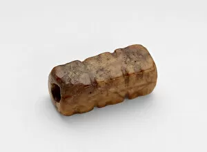 33rd Century Bc Collection: Cong-shaped bead, Late Neolithic period, ca. 3300-2250 BCE. Creator: Unknown