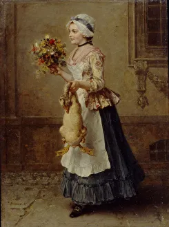 Biedermeier Collection: With congratulations, 1877