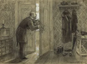 Open Door Prints: Congratulatory Visit on a Name-Day (Feast Day of a Saint Who Shares a Name)