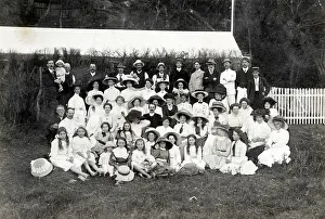 1910 Prints: Congregational Church members picnic, c1910. Creator: Unknown