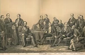 The Congress of Paris in 1856, 1907. Artist: Auguste Blanchard