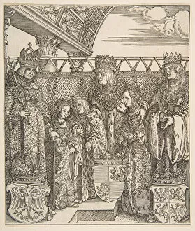 Princes Gallery: The Congress of Princes at Vienna, from the Triumphal Arch of Emperor Maximilian I, 1515