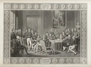 Isabey Prints: The Congress of Vienna, 1819