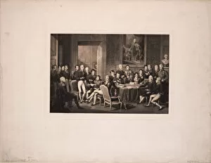 Congress Of Vienna Gallery: The Congress of Vienna, c. 1815. Artist: Isabey, Jean-Baptiste (1767-1855)