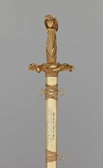 Wool Gallery: Congressional Presentation Sword and Scabbard of Major General John E