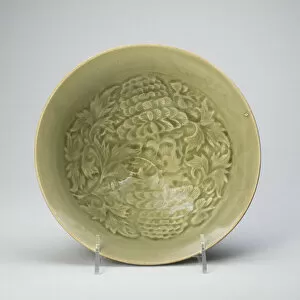 Conical Bowl with Peony Scroll, Jin dynasty, (1115-1234), early 12th century