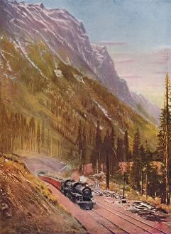 Cecil J Allen Collection: Connaught Tunnel, in the Selkirk Mountains. Canadian Pacific Railway, 1926