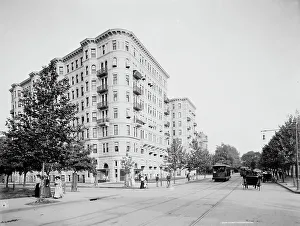 Apartments Prints: Connecticut Avenue, Washington, D.C. c1904. Creator: Unknown
