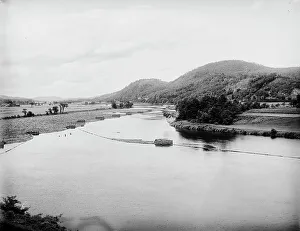 Vermont Prints: Connecticut River above Bellows Falls, Vt. between 1900 and 1910. Creator: Unknown