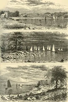 New England Prints: Connecticut Shore Scenes, 1874. Creator: John J. Harley