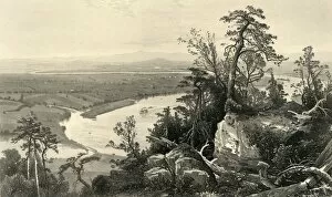 Connecticut Valley from Mount Tom, 1874. Creator: Samuel Valentine Hunt