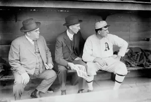 Philadelphia Athletics Prints: Connie Mack & Ira Thomas (coach)