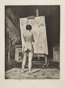 The Connoisseur, pub. 1922. Creator: Christopher Richard Wynne Nevinson (1889 –