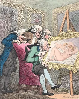 Connoisseurs, June 20, 1799. June 20, 1799. Creator: Thomas Rowlandson