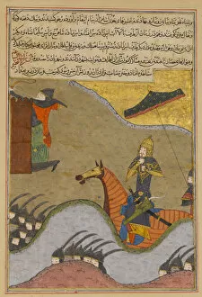 Afghanistan Collection: Conquest of Baghdad by Timur, Folio from a Zafarnama... Dhu l Hijja 839 A.H. / A.D