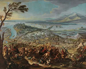 The conquest of Belgrade on September 6, 1688. Creator: Calza, Antonio (1658-1725)