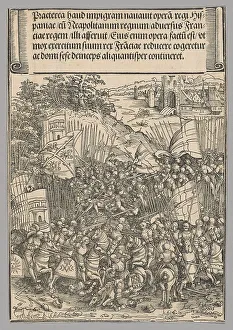 Kaiser Maximilian I Prints: Conquest of Naples, plate 17 from Historical Scenes from the Life of Emperor