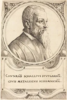 Hirschvogel Augustin Prints: Conrad Schall, 1547. Creator: Augustin Hirschvogel