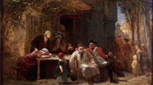 Guildhall Library Art Gallery: Conscription, 1851. Artist: Frederick Goodall