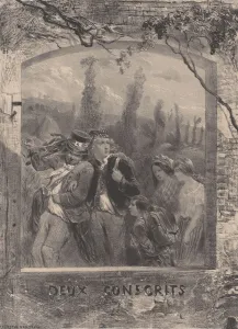 Nanteuil Celestin Prints: Two Conscripts, ca. 1830-70. Creator: Celestin Nanteuil