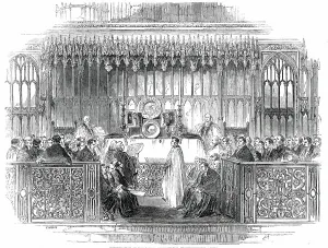 Parson Prints: Consecration of the Bishop of Montreal, in Westminster Abbey, 1850. Creator: Smyth