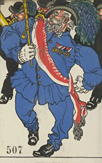 Images Dated 4th December 2020: Consecration of the Colors (Fahnenweihe), 1911. Creator: Moritz Jung