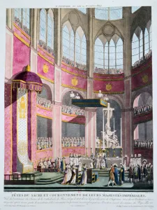 Consecration of Napoleon and Coronation of Josephine by Pope Pius VII, 2nd December 1804
