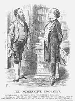 Lord Prints: The Conservative Programme, 1872. Artist: Joseph Swain