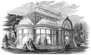 Greenhouse Prints: Conservatory, by Ormson, in the International Exhibition, 1862. Creator: Unknown