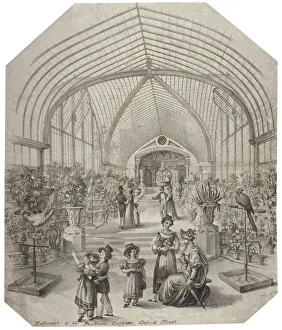 Charles James Prints: Conservatory of the Pantheon, Oxford Street, Westminster, London, c1830
