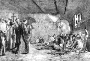 Archbishops Palace Prints: The Conspirators in the private apartments of Thomas A'Becket shortly before his murder
