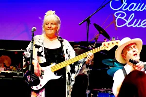 Crawley Prints: Constance Redgrave, Crawley Blues Club, Hawth, Crawley, Sept 2018. Creator: Brian O Connor