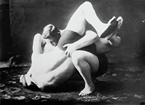 Wrestling Prints: Constant Le Marin, between c1910 and c1915. Creator: Bain News Service