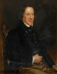 Constant van den Nest, Secretary of the Royal Academy of Fine Arts Antwerp, mid-19th century. Creator: Antoine Joseph Wiertz