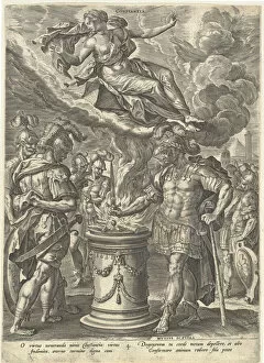 Constantia, ca. 1581. Creator: After Maerten de Vos