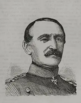 Constantin von Alvensleben, Prussian general who led the Prussian III Corps during... 1870. Creator: Unknown